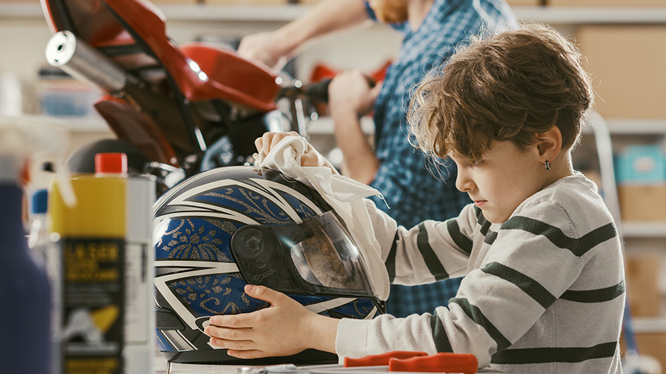 Our Guide to Cleaning Your Motorcycle Helmet