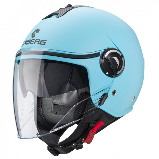 Caberg Riviera V4 Matt Light Blue Open Face Helmets - SKU 0810006