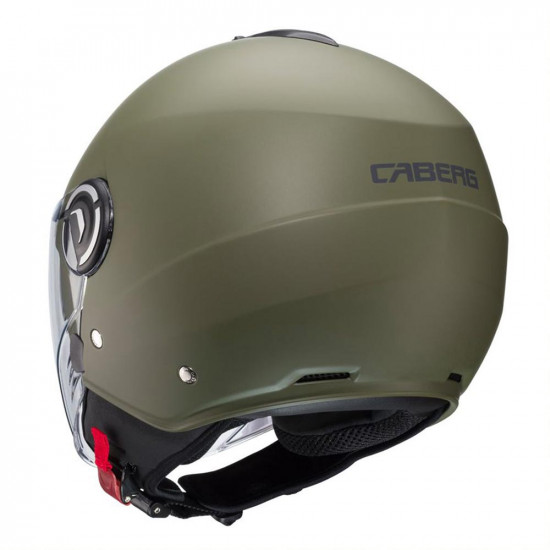 Caberg Riviera V4 Matt Military Green Open Face Helmets - SKU 0809963