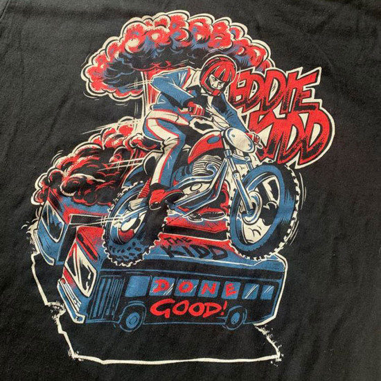 Official Eddie Kidd - Kidd Done Good - Black T-Shirt