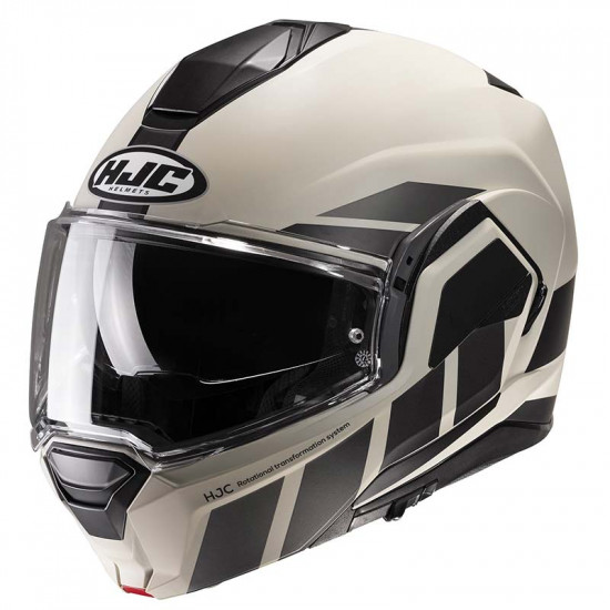 HJC I100 Beis Brown Flip Front Motorcycle Helmets - SKU I100BBRXS