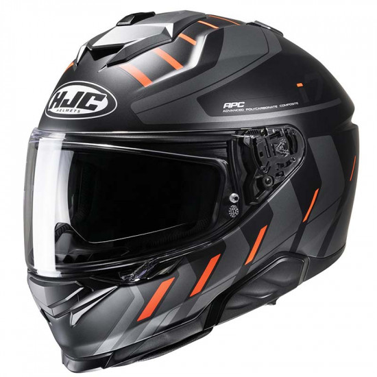 HJC I71 Simo Orange Full Face Helmets - SKU I71SOXS from RaceLeathers Motorcycle Clothing