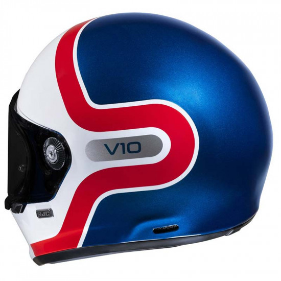 HJC V10 Grape White Red Blue Full Face Helmets - SKU V10GWXS