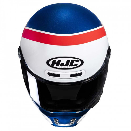 HJC V10 Grape White Red Blue Full Face Helmets - SKU V10GWXS