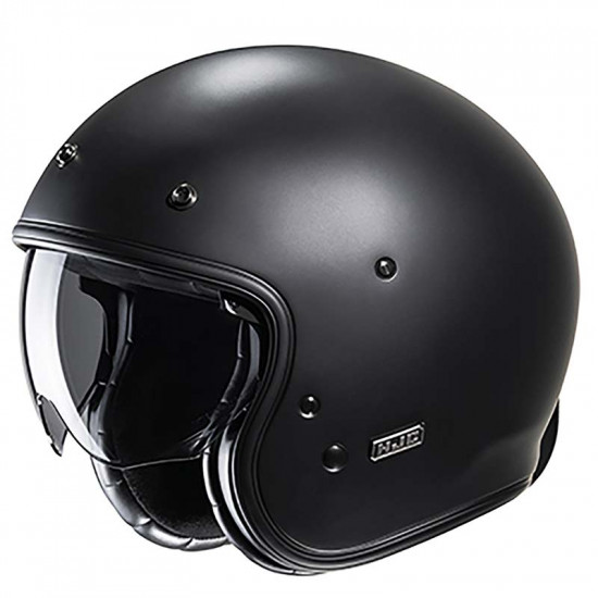 HJC V31 Matt Black Open Face Helmets - SKU V31MBXS