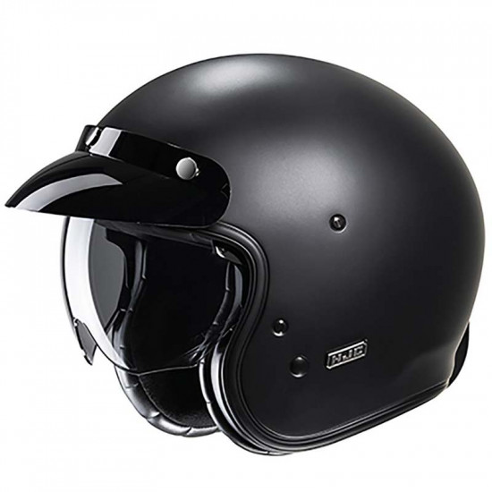 HJC V31 Matt Black Open Face Helmets - SKU V31MBXS