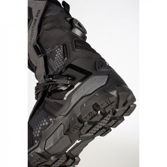 Klim Adventure GTX Stealth Black Mens Motorcycle Touring Boots - SKU 3119-000-010-001