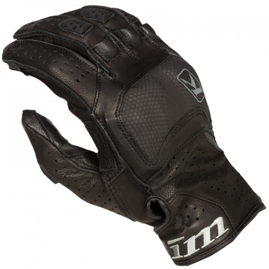 Klim Badlands Aero Pro Short Gloves Stealth Black Mens Motorcycle Gloves - SKU 3924-001-160-001