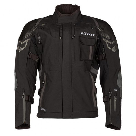 Klim Kodiak Stealth Black - Short Arm Version Mens Motorcycle Jackets - SKU 3721-002-350-001