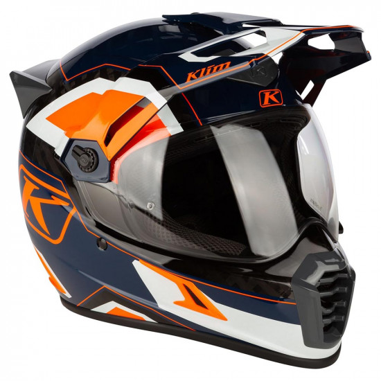 Klim Krios Pro Rally Striking Orange Full Face Helmets - SKU 3900-000-160-009