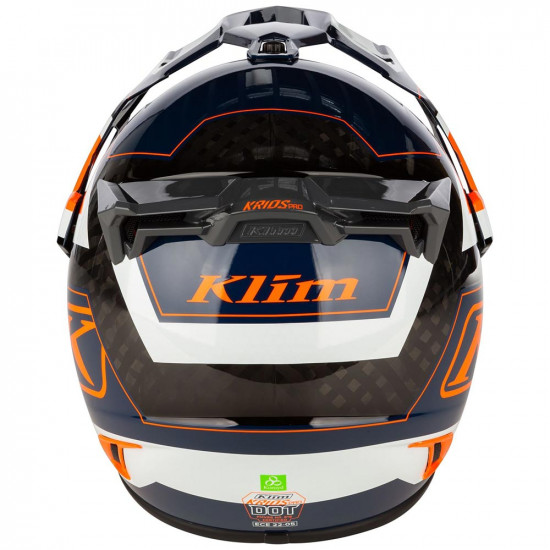 Klim Krios Pro Rally Striking Orange Full Face Helmets - SKU 3900-000-160-009