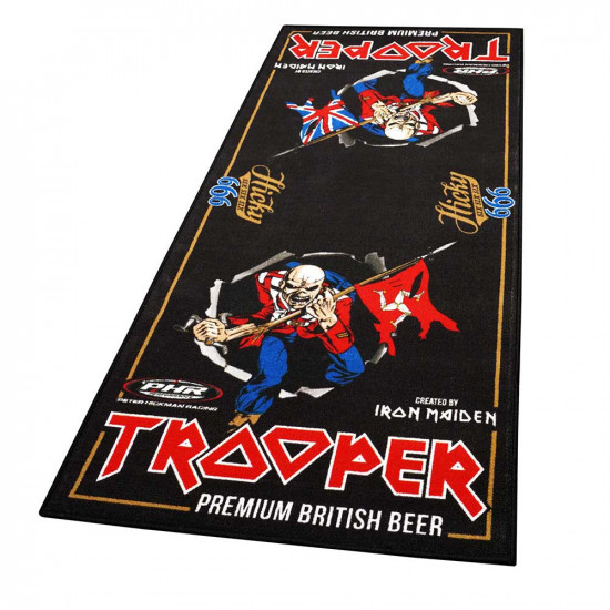 Limited Edition Peter Hickman Trooper Iron Maiden Motorcycle Garage Mat Road Bike Accessories - SKU GRGMAT103