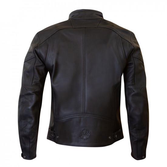 Merlin Gable Black Leather Waterproof Jacket Mens Motorcycle Jackets - SKU MPL054/BLK/38