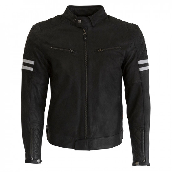 Merlin Hixon II D3O Leather Jacket Black