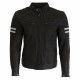 Merlin Hixon II D3O Leather Jacket Black