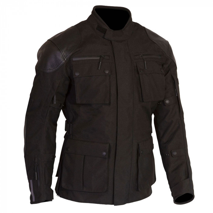 Merlin Sayan Laminated D3O Jacket Black Mens Motorcycle Jackets ...