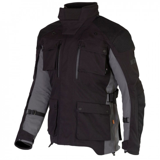 Merlin Solitude Laminated D3O Jacket Black/Grey Mens Motorcycle Jackets - SKU MWP175/BLK/GRY/2XL