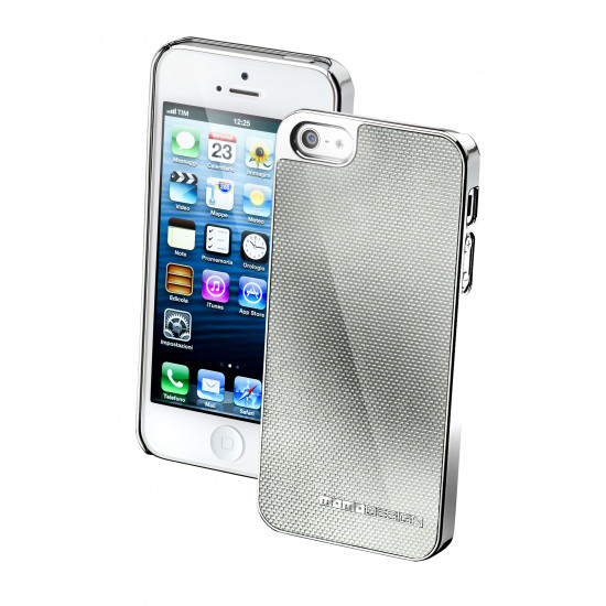 Mono Carbon Silver Cover Case Sleeve For IPHONE 5 5S Road Bike Accessories - SKU 013/MOMOCFIP5SIL