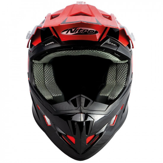 Nitro MX700 Holeshot Red Junior Motorcycle Off Road Helmet Off Road Helmets - SKU 8050788