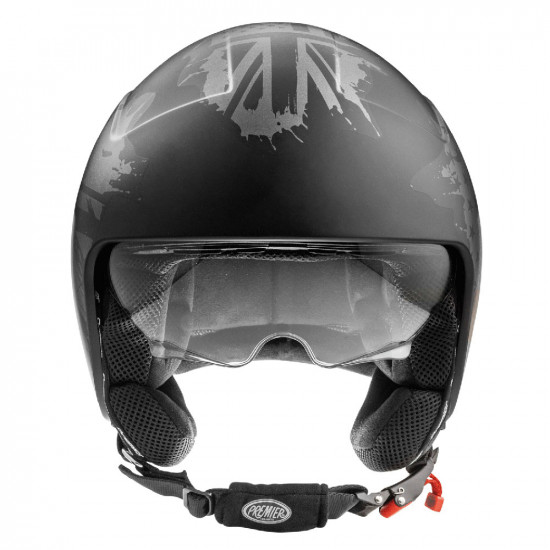 Premier Rocker AM 9 Matt Black Open Face Helmets - SKU PRHROAM16LA