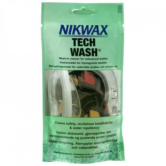 Nikwax Tech Wash 100ml Pouch