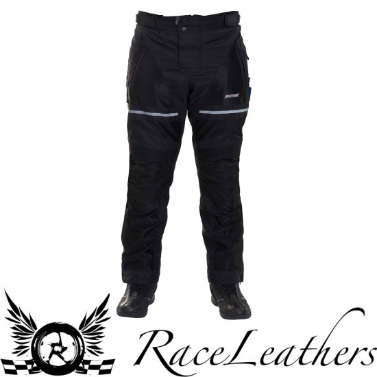 Rayven Zephyr Black Waterproof Mesh Mens Motorcycle Trousers - SKU RLMWZEP017