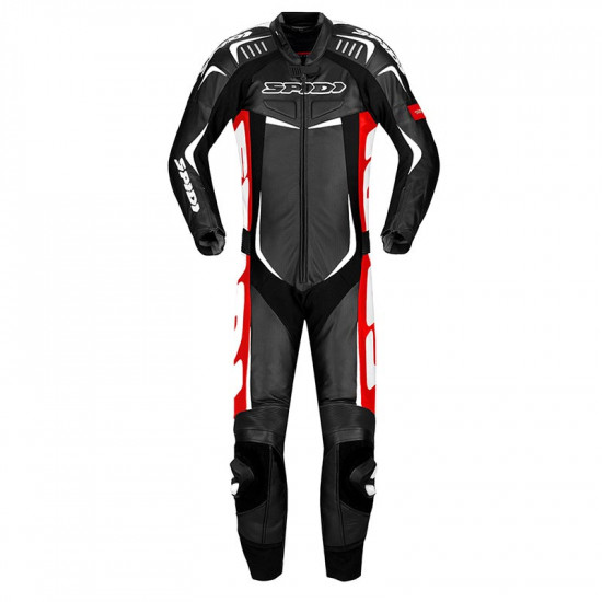 Spidi GB Track Wind Pro CE 1 Piece Suit Black Red White
