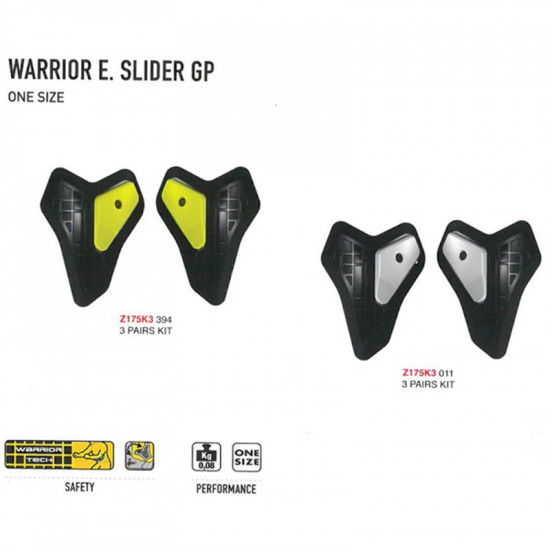 Spidi GB Warrior Elbow Slider Black Fluo - Single
