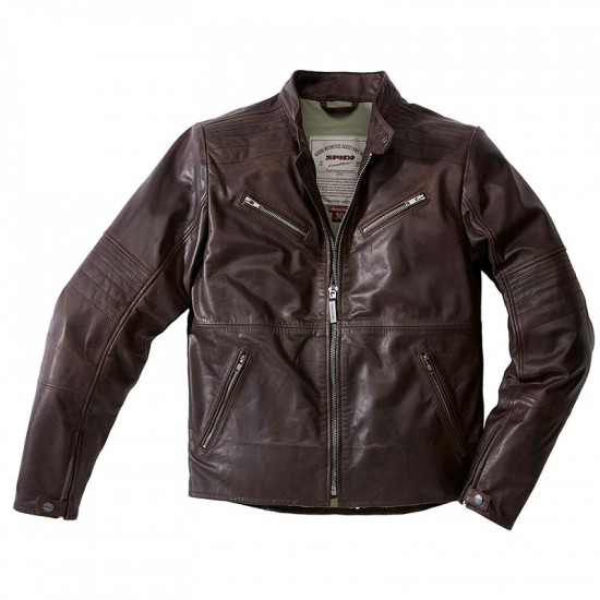 Spidi GB Garage CE Leather Jacket Brown Ladies Motorcycle Jackets - SKU 0742659