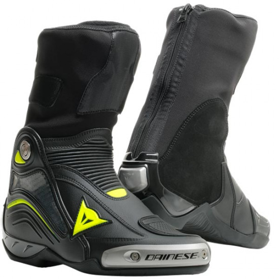 Dainese Axial D1 Boots Black Fluo Yellow