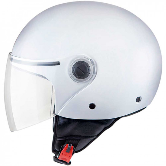 MT Street Gloss Pearl White Open Face Helmets - SKU M110500043