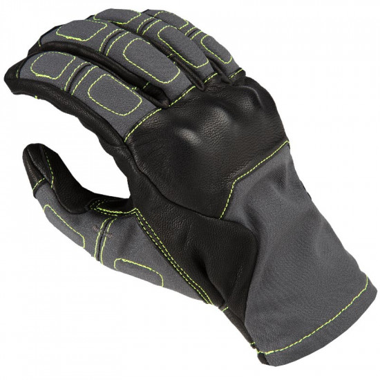 Klim Marrakesh Gloves Asphalt - Hi-Vis Mens Motorcycle Gloves - SKU 3718-000-160-660