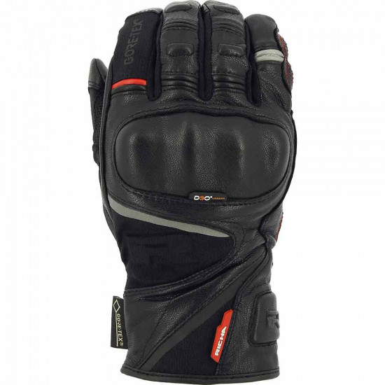 Richa Atlantic GTX Black Mens Motorcycle Gloves - SKU 081/ATLGTX/BK/02