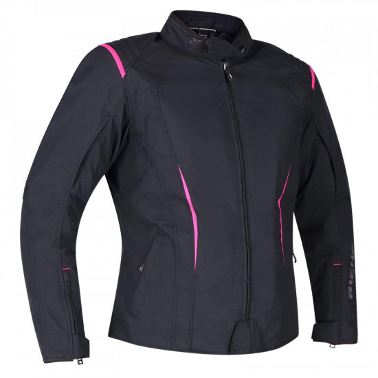 Richa Chloe 2 Ladies Black Pink Jacket Ladies Motorcycle Jackets - SKU 082/CHLOE2/BP/01