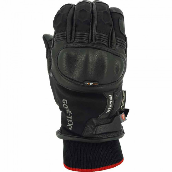 Richa Ghent GTX Glove Black Mens Motorcycle Gloves - SKU 081/GHENTG/BK/02