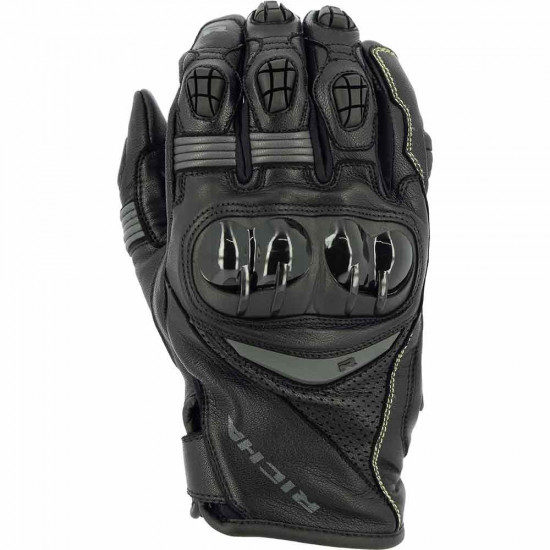 Richa Rotate Glove Black Grey Mens Motorcycle Gloves - SKU 081/ROTAG/BG/02