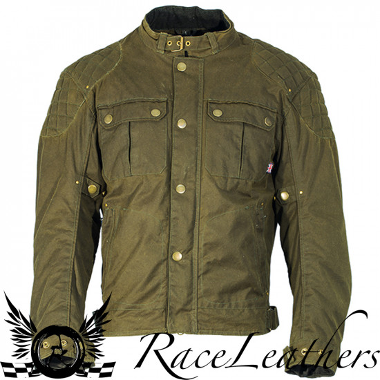 Richa Scrambler 2 Jacket Green Mens Motorcycle Jackets - SKU 082/SCRBL2/GR/02