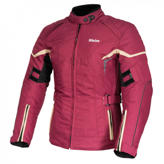 Weise Nashua Jacket Wine Ladies Motorcycle Jackets - SKU WJNAS3508