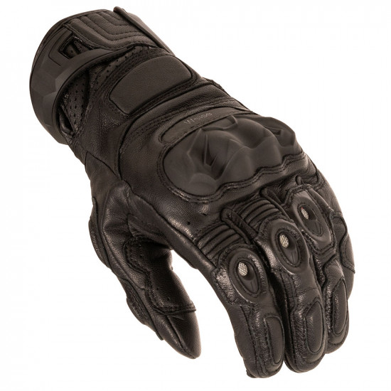 Weise Sprint Gloves Black Mens Motorcycle Gloves - SKU WGSPR142X