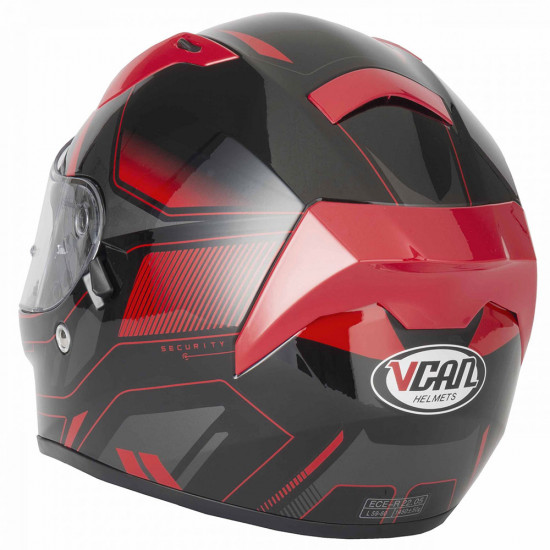 Vcan H128 Helvet Red Helmet