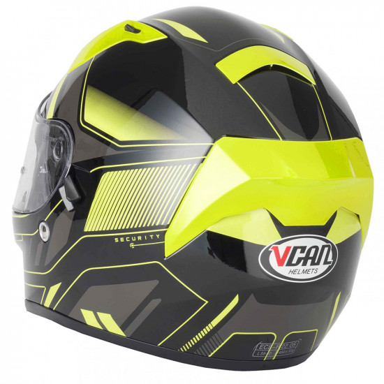 Vcan H128 Helvet Yellow Helmet