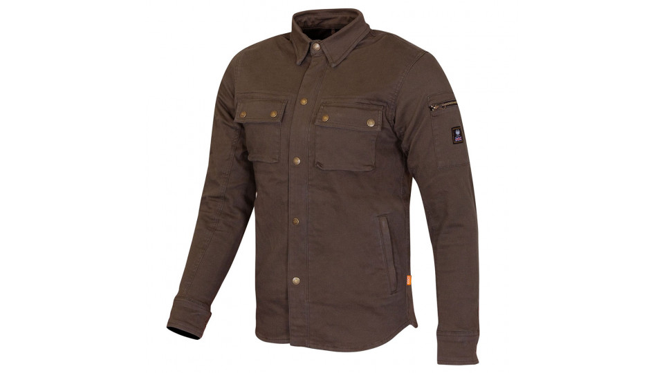 Brody D3O Riding Shirt S/Layer Brown