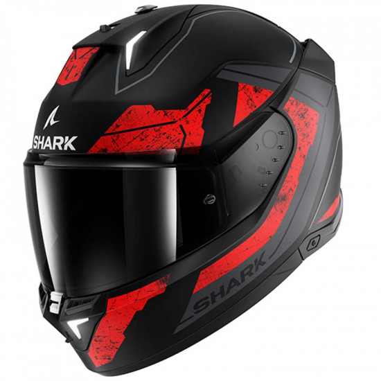 Shark Skwal i3 Rhad Black Red Full Face Helmets - SKU 210/HE0821E/KUR1