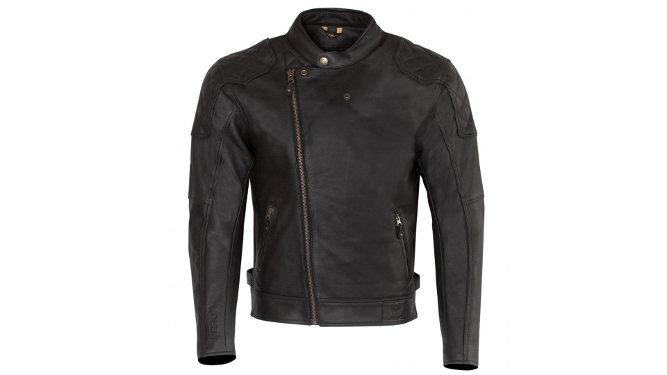 Merlin Chester Cafe D3O Leather Jacket Black