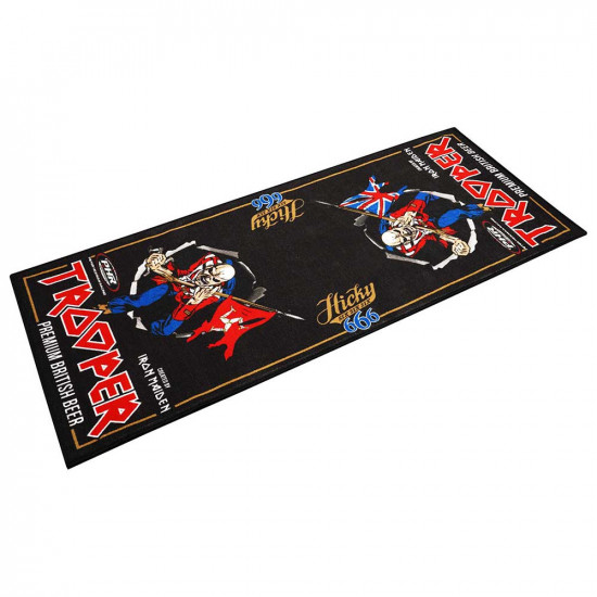 Limited Edition Peter Hickman Trooper Iron Maiden Motorcycle Garage Mat Road Bike Accessories - SKU GRGMAT103