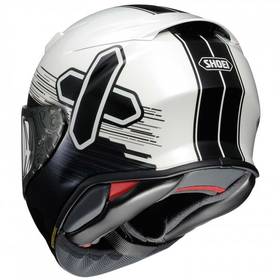 Shoei NXR2 Ideograph TC6 White Full Face Helmets - SKU 0805583 from RaceLeathers Motorcycle Clothing