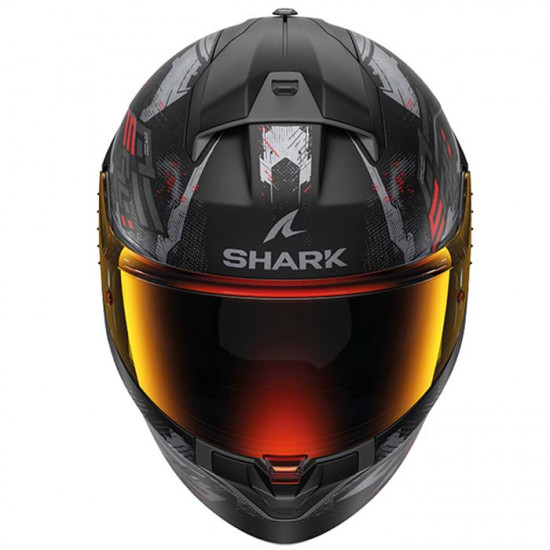 Shark Ridill 2 Molokai Matt Black Anthracite Red Full Face Helmets - SKU 210/HE1110E/KAR1