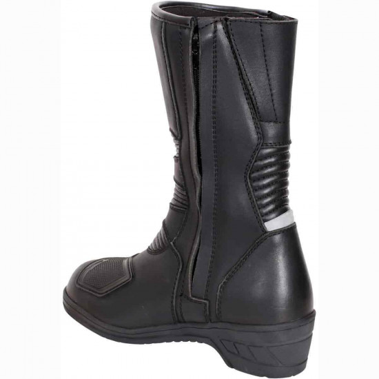 Duchinni Nebula Ladies Boot Black Ladies Motorcycle Touring Boots - SKU DBNEB1436