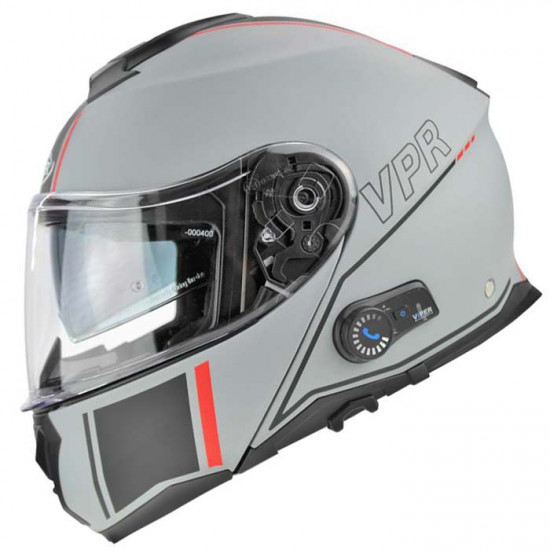 Viper RSV191 Vision Meteor Grey Blinc Bluetooth Flip Front Motorcycle Helmets - SKU A270VisionMeteorGreyXS