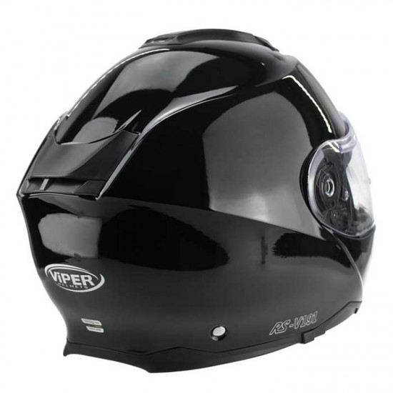 Viper RSV191 Gloss Black Blinc Bluetooth Flip Front Motorcycle Helmets - SKU A270BlackXS